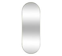 Atmosphera - Miroir Mural Ovale Selena Doré - 112 x 40 cm - Contour en Métal - pour Entrée, Chambre, Dressing