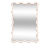 Atmosphera - Miroir mural vague JUDY - 60 x 38 cm - Beige - Judy Beige