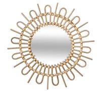 Atmosphera - Miroir Soleil - rotin D50 cm