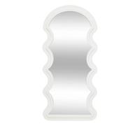 Miroir vague ""Emily"" blanc 114x54cm - Atmosphera createur d'interieur