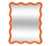 Atmosphera - Miroir Vague Judy Orange 38x30cm