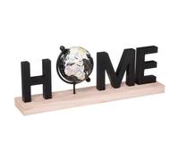 Atmosphera Créateur d'intérieur - Mot Déco à Poser Home Globe 36cm Noir Noir