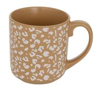 Atmosphera - Mug Leopardi L13,5xp9,5xH10,5cm - Beige