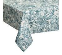 Nappe Antitache à Motifs "Jungle" 140x240cm Bleu