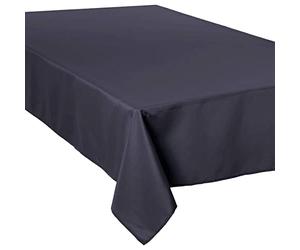 Atmosphera - Nappe Anti-tâche Gris Ardoise - 150x300 cm