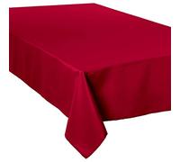 Atmosphera Créateur d'intérieur - Nappe Antitache "Unie" 150x300cm Rouge Rouge G