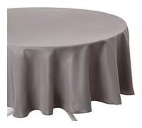 - Nappe anti-taches ronde Ophy - Diam 180 cm - Gris