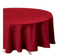 Atmosphera - Nappe anti-taches ronde Ophy - Diam 180 cm - Rouge