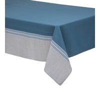 Atmosphera - Nappe Dolly - Coton - Bleu Canard - 250x150 cm