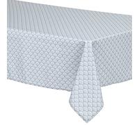 Créateur d'intérieur - Nappe Antitache Imprimée "Livia" 150x300cm Gris