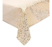 Atmosphera - Nappe imprimée léopard 140x240cm Beige