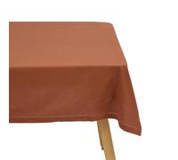 Atmosphera - Nappe Jane 240x140cm Terracotta en Coton