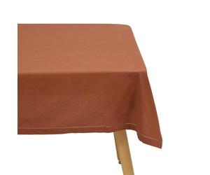 Atmosphera - Nappe Jane 240x140cm Terracotta en Coton