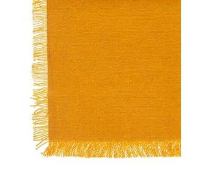 Atmosphera - Nappe Maha - Coton - Jaune Ocre - 250x150 cm