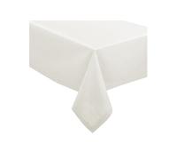 Atmosphera - Nappe rectangulaire Jane - Coton chambray blanc 140x240 cm