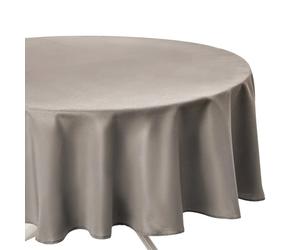Atmosphera Nappe ronde anti-taches lin - 180 cm