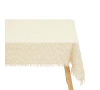 Atmosphera - Nappe ysel 150x250cm Blanc Chaud en Coton