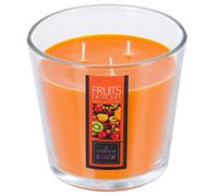 Bougie parfumée aux fruits exotiques - 13,5 x 12,5 cm - Verre - Orange Orange, Orange G