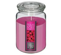 Atmosphera Nina Bougie parfumée à la framboise dans bocal en verre - 510 g