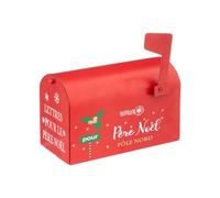 Boîte aux Lettres Déco Soir de Noël 20cm Rouge