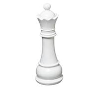 Atmosphera - Objet déco Pièce Échec en résine Dame Blanche