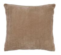 Atmosphera Ollis Coussin uni beige lin - 38 x 38 cm