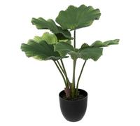 Atmosphera – Plante artificielle déco Palmier 65 cm Vert & Noir