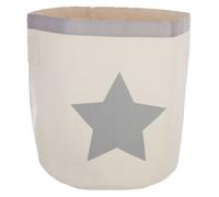 Atmosphera - Panier de rangement Canvas - Gris