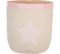 Atmosphera - Panier de rangement Canvas - Rose Rose, Rose