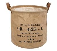 Atmosphera - Panier de Rangement en Jute H 30 cm Collection Vintage loft