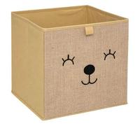 Atmosphera - Bac de rangement enfant motif animal 29x29cm