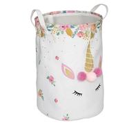 Atmosphera Bac à jouet Licorne en tissu H50 cm