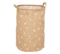 Atmosphera Panier en jute Alphabet pour enfant 49 cm Beige