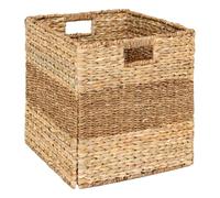 Atmosphera - Panier Ninon Roseau Beige 38x38cm