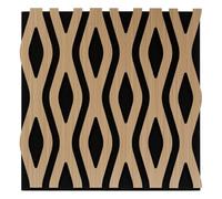 Atmosphera - Panneau décoratif Mural Clint Beige 61x61cm