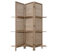 Atmosphera - Paravent 3 étagères - Bois H170 cm