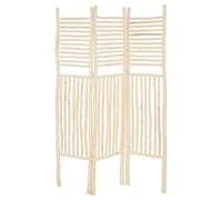 Atmosphera - Paravent Zahir - peuplier et Coton - H169-5 cm