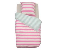 Parure de lit pour enfant rayures Violet 140x 200 - Atmosphera For Kids