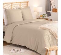 Atmosphera Parure de lit 260 x 240 cm en laine de coton