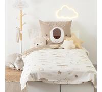 Atmosphera - Parure de lit Enfant Ours - Coton 140x200 cm