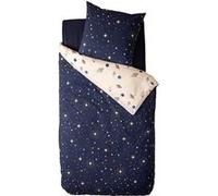 Atmosphera - Parure de lit enfant réversible espace - 100% coton - 140 x 200 cm