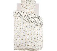 Atmosphera - Parure de lit enfant réversible léopard - 100% coton 57 fils/cm² - 140 x 200 cm Blanc G