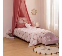 Atmosphera - Parure de lit imprimée Billie 140x200 Motif cœur