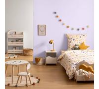 Atmosphera - Parure de lit imprimée Billie 140x200 Motif Organique