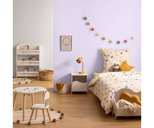 Atmosphera - Parure de lit imprimée Billie 140x200 Motif Organique