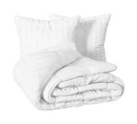 Atmosphera - Parure de lit irhia 260x240cm Blanc