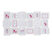 Atmosphera - Pêle-mêle 18 Photos Romance - 102 x 53 cm - Blanc Blanc G