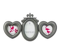 Atmosphera - Pêle-mêle 3 Photos Romance - 43 x 23 cm - Gris - ROMANCE Gris G