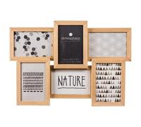 Atmosphera Mia Cadre Photo Pêle-Mêle 6 Photos 10 x 15 cm - Coloris Nature
