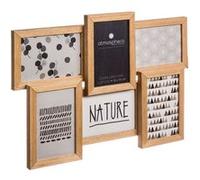 Atmosphera - Pêle-mêle 6 Photos Nature - 41 x 31 cm - Beige Beige